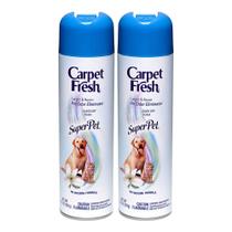 Refrescador de carpetes Carpet Fresh No Vacuum Foam Super Pet 310 ml (pacote com 2) Refrescador de carpetes Carpet Fresh No Vacuum Foam Super Pet 310 ml (pacote com 2)