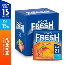 Refresco em Pó Fresh Manga 15g Display com 15 Unidades Refresco em Pó Fresh Manga 15g Display com 15 Unidades