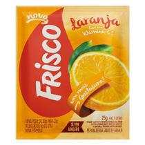 Refresco em Pó Frisco Laranja Sachê 25G- 6 unidades