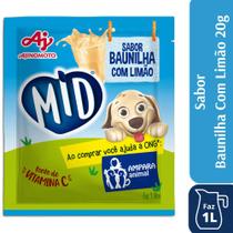 Refresco em pó mid sabor baunilha com limão 20g