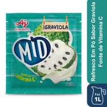 Refresco Em Pó Mid Sabor Graviola 20G Refresco Em Pó Mid Sabor Graviola 20G