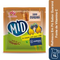 Refresco em pó MID Sabor Guaraná 20g