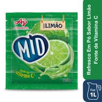 Refresco Em Pó Mid Sabor Limão 20G Refresco Em Pó Mid Sabor Limão 20G