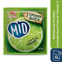 Refresco Em Pó Mid Sabor Limonada Suiça 20G Refresco Em Pó Mid Sabor Limonada Suiça 20G