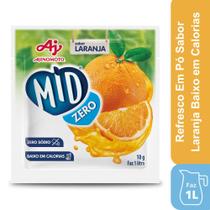 Refresco em pó MID ZERO Sabor Laranja 10G