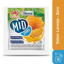 Refresco em pó MID ZERO Sabor Laranja 10G