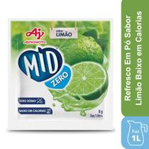 Refresco Em Pó Mid Zero Sabor Limão 8G