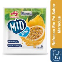 Refresco Em Pó Mid Zero Sabor Maracujá 8G