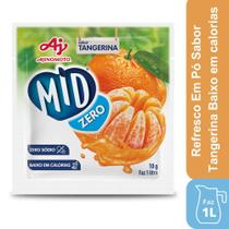 Refresco Em Pó Mid Zero Sabor Tangerina 10G