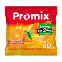 Refresco em Pó Promix Laranja 80g - Embalagem com 24 Unidades