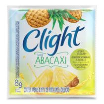 Refresco em Pó Sabor Abacaxi Sem Açúcar Clight 8g