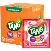 Refresco em Pó Tang Morango 18g - Caixa com 18 Unidades Refresco em Pó Tang Morango 18g - Caixa com 18 Unidades