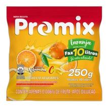 Refresco Pó Promix Caixa Com 10 Unidades De 250G - Laranja Refresco Pó Promix Caixa Com 10 Unidades De 250G - Laranja