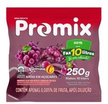 Refresco Pó Promix Caixa Com 10 Unidades De 250G - Uva