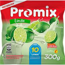 Refresco Pó Promix Caixa Com 10 Unidades De 300G - Limão Refresco Pó Promix Caixa Com 10 Unidades De 300G - Limão