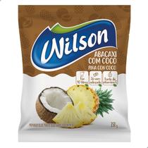 Refresco Suco em Pó Wilson Sabor Abacaxi e Coco Sachê Unitário 350g Adoçado 10L