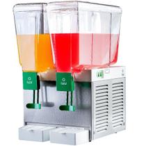 Refresqueira com 2 cubas 15L resfriamento compressor inox - BBS2 (220V)