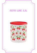 Refri Line 3,3L Tupperware Original Morango Refrigerador Refri Line 3,3L Tupperware Original Morango Refrigerador