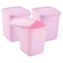 Refri Line Quadrado 1,8L Rosa Tupperware