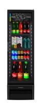 Refrigerador 326lt p.vidro c/led black vb28rb - METALFRIO