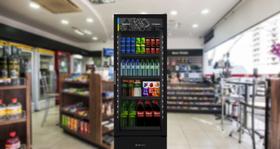Refrigerador 577lt p.vidro c/led black vb52ah