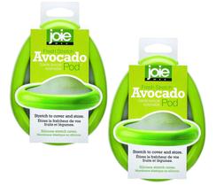 Refrigerador Avocado Stretch Pod Joie Keep Fresh verde, pacote com 2 unidades Refrigerador Avocado Stretch Pod Joie Keep Fresh verde, pacote com 2 unidades