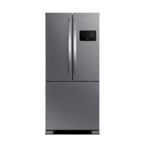 Refrigerador brastemp frost free french door 3 portas 554l em aço inox 127v bro85akana