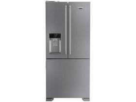 Refrigerador Brastemp Gourmand Frost Free French Door Água e Gelo na Porta 515 Litros Inox BRH86AR Refrigerador Brastemp Gourmand Frost Free French Door Água e Gelo na Porta 515 Litros Inox BRH86AR