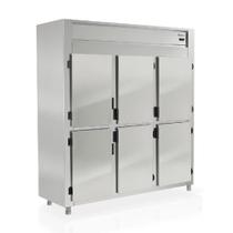 Refrigerador Comercial 6 Portas Gelopar GREP-6P Inox - 220V