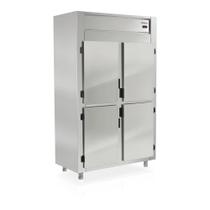 Refrigerador Comercial para Restaurante 4 Portas Inox Gelopar 127v
