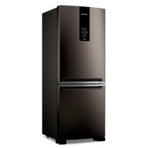 Refrigerador de 02 Portas Brastemp Frost Free Inverse A+++ 447 Litros Black Inox com Smart Flow e Fresh Box - BRE57FE