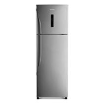 Refrigerador de 02 Portas Panasonic Frost Free com 387 Litros Top Freezer Aço Escovado - NR-BT41PD1X