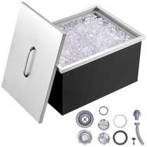 Refrigerador de gelo VEVOR Drop in Ice Chest 30,25L em aço inoxidável