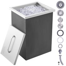 Refrigerador de gelo VEVOR Drop in Ice Chest 40L em aço inoxidável