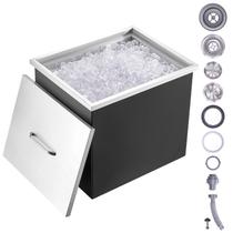 Refrigerador de gelo VEVOR Drop in Ice Chest 40L em aço inoxidável Refrigerador de gelo VEVOR Drop in Ice Chest 40L em aço inoxidável