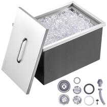 Refrigerador de gelo VEVOR Drop in Ice Chest 43.5L em aço inoxidável Refrigerador de gelo VEVOR Drop in Ice Chest 43.5L em aço inoxidável