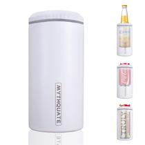 Refrigerador de latas MYTHQUATE 3 em 1 Slim para latas e garrafas de 355 ml