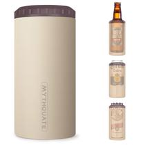 Refrigerador de latas MYTHQUATE 3 em 1 Slim para latas magras de 355 ml