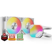 Refrigerador de líquido para CPU AIO Montech HyperFlow ARGB 240 - Branco