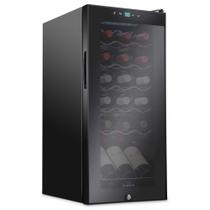 Refrigerador de vinho Ivation 18 garrafas com fechadura 41-64 F Refrigerador de vinho Ivation 18 garrafas com fechadura 41-64 F