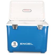 Refrigerador ENGEL UC19 19qt à prova de vazamentos, azul hermético Refrigerador ENGEL UC19 19qt à prova de vazamentos, azul hermético