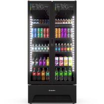Refrigerador Expositor Optima All Black Porta Dupla Slim 752 Litros VB70AH Metalfrio 220V Refrigerador Expositor Optima All Black Porta Dupla Slim 752 Litros VB70AH Metalfrio 220V