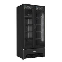 Refrigerador Expositor, Porta Dupla Slim VB70 Optima All Black Metalfrio 220v 752L Refrigerador Expositor, Porta Dupla Slim VB70 Optima All Black Metalfrio 220v 752L