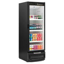 Refrigerador/Expositor Vertical 1 Porta 570L GRV-57 PR Preto Gelopar - Porta de Vidro + Iluminação LED + Fechamento Automático