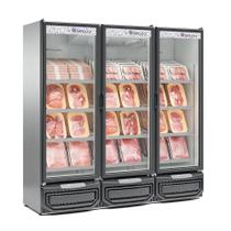 Refrigerador Expositor Vertical 1468 Litros Inox 127V Gelopar GCBC-1450 TI
