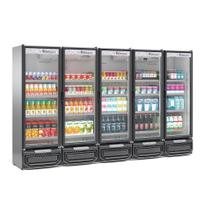 Refrigerador Expositor Vertical 2500 Litros Inox 220V Gelopar GCVR-2500 TI