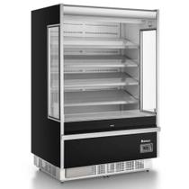 Refrigerador Expositor Vertical Aberto 1,29m GSTO-1300 PR Preto Gelopar