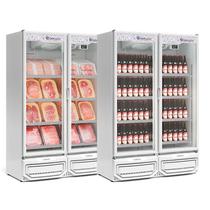 Refrigerador/Expositor Vertical Conveniência Cerveja E Carnes GCBC-950 BR Branco Gelopar 957 Litros Frost Free