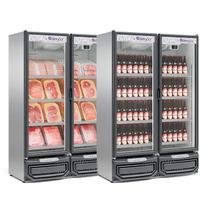 Refrigerador/Expositor Vertical Conveniência Cerveja E Carnes GCBC-950 TI Tipo Inox Gelopar 957 Litros Frost Free