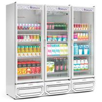Refrigerador/ Expositor Vertical Conveniência GCVR-1450 BR Branco 1468 Litros Gelopar